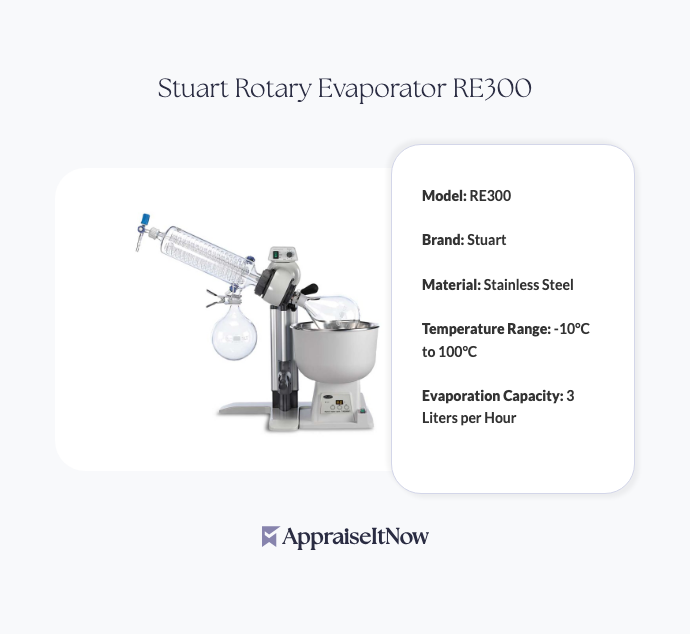 Facts of a Stuart Rotary Evaporator RE300