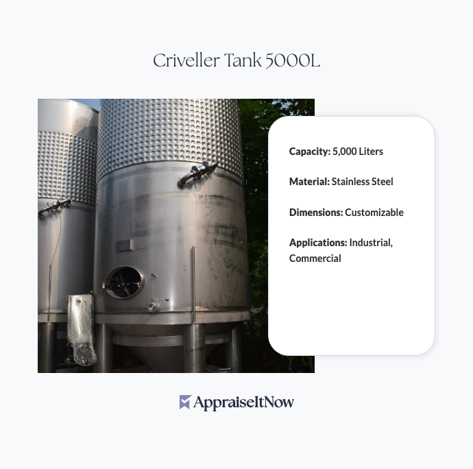 Facts of a Criveller Tank 5000L