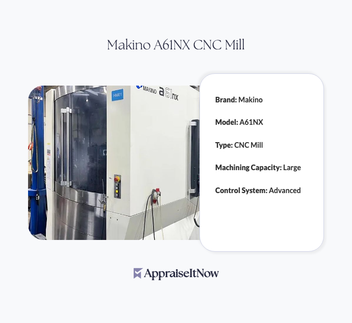 Facts of a Makino A61NX CNC Mill