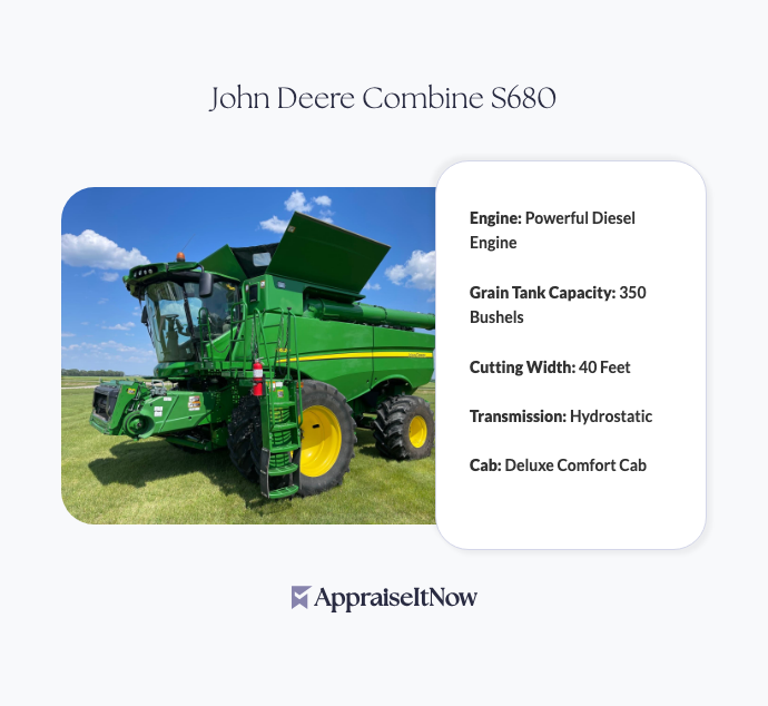 Facts of a John Deere Combine S680