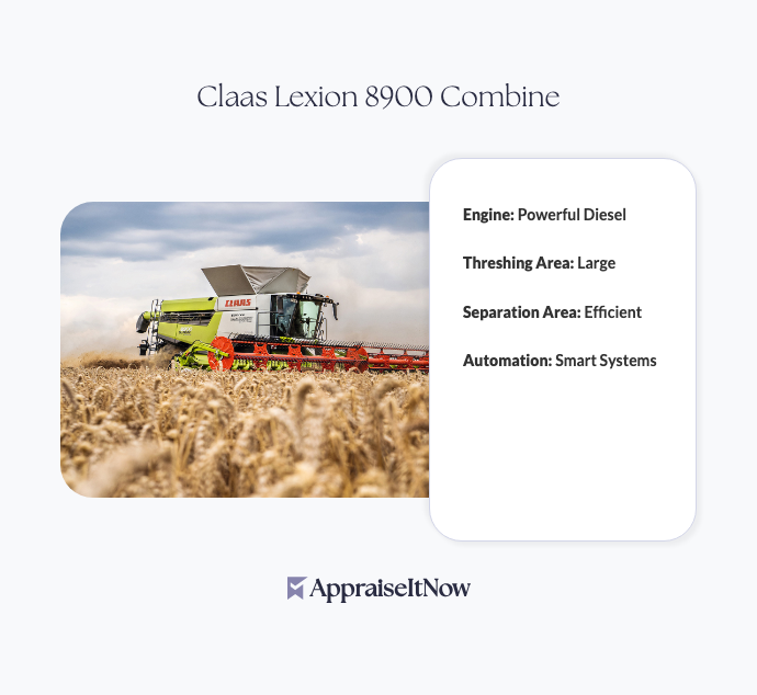 Facts of a Claas Lexion 8900 Combine