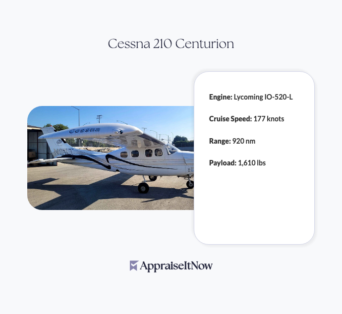 Facts of a Cessna 210 Centurion