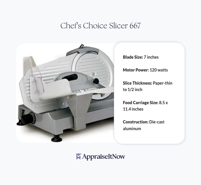 Facts of a Chef's Choice Slicer 667