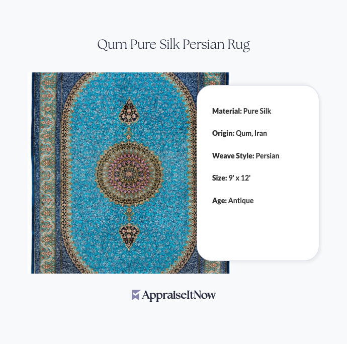 Facts of a Qum Pure Silk Persian Rug