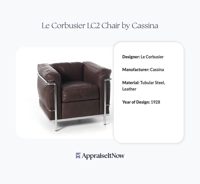 Facts of a Le Corbusier LC2 Chair by Cassina