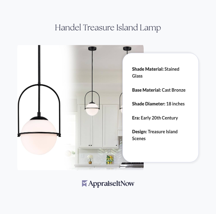 Facts of a Handel Treasure Island Lamp
