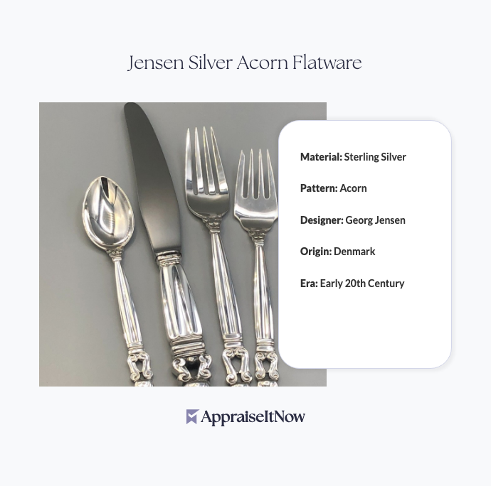 Facts of a Jensen Silver Acorn Flatware