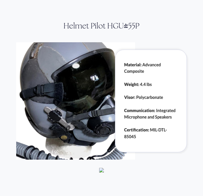 Helmet Pilot HGU-55P