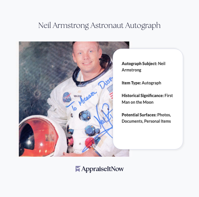 Facts of a Neil Armstrong Astronaut Autograph
