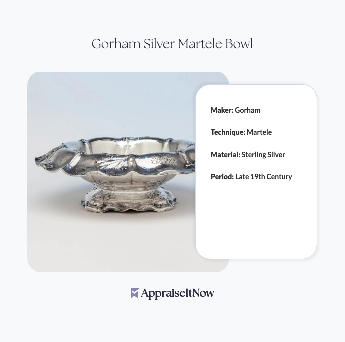 Facts of a Gorham Silver Martele Bowl