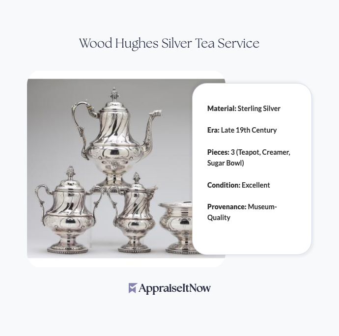 Wood Hughes Silver Tea Service
