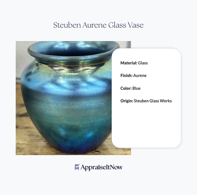 Facts of a Steuben Aurene Glass Vase