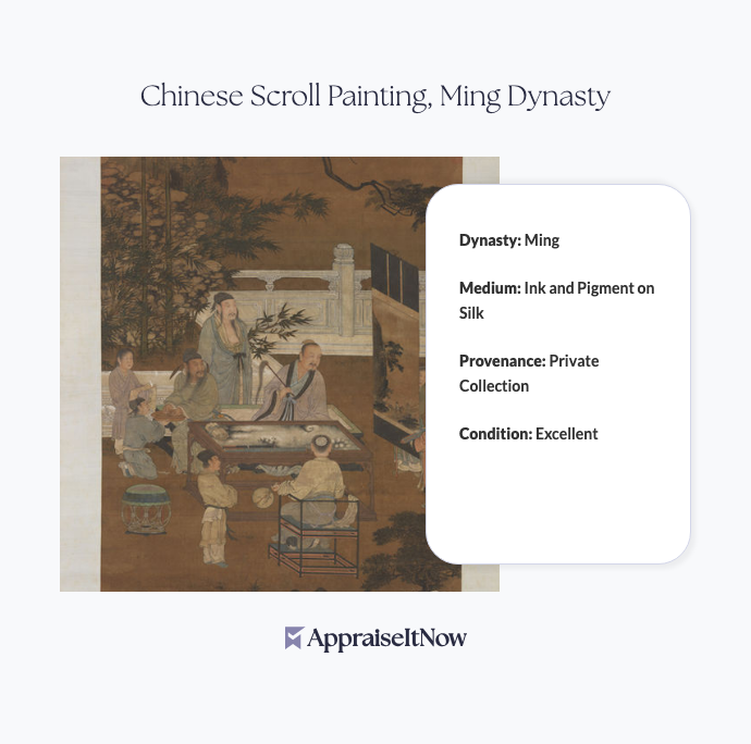 Chinese Scroll Painting, Ming Dynasty