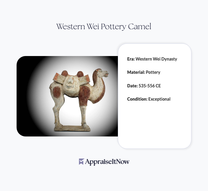Facts of a Western Wei Pottery Camel