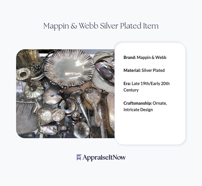 Facts of a Mappin & Webb Silver Plated Item