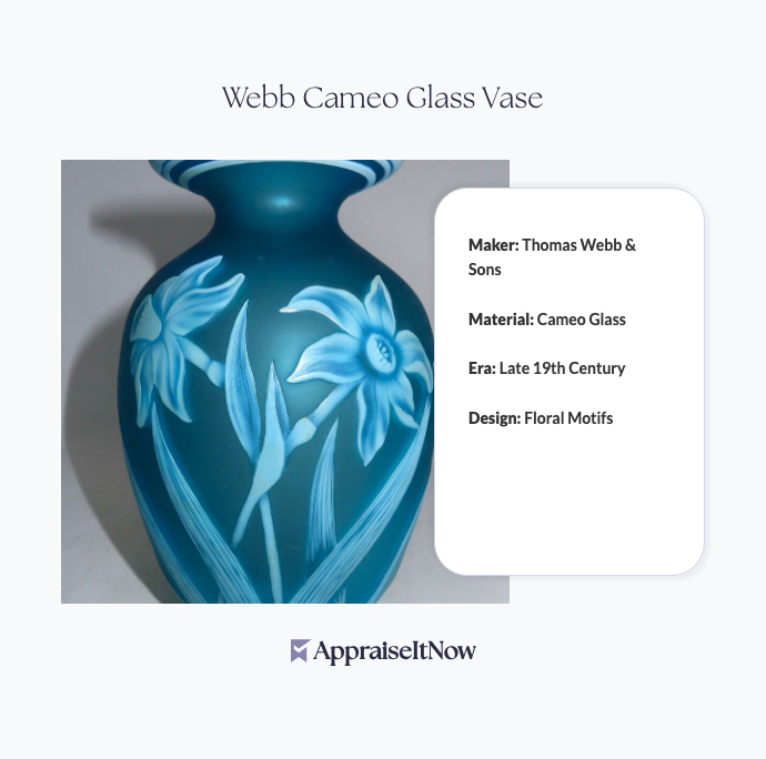 Facts of a Webb Cameo Glass Vase
