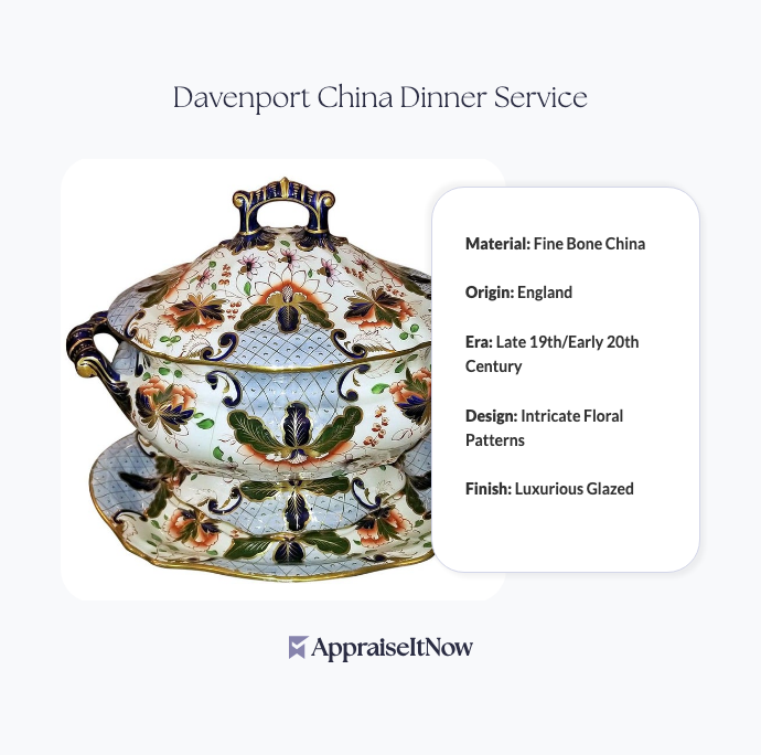 Facts of a Davenport China Dinner Service