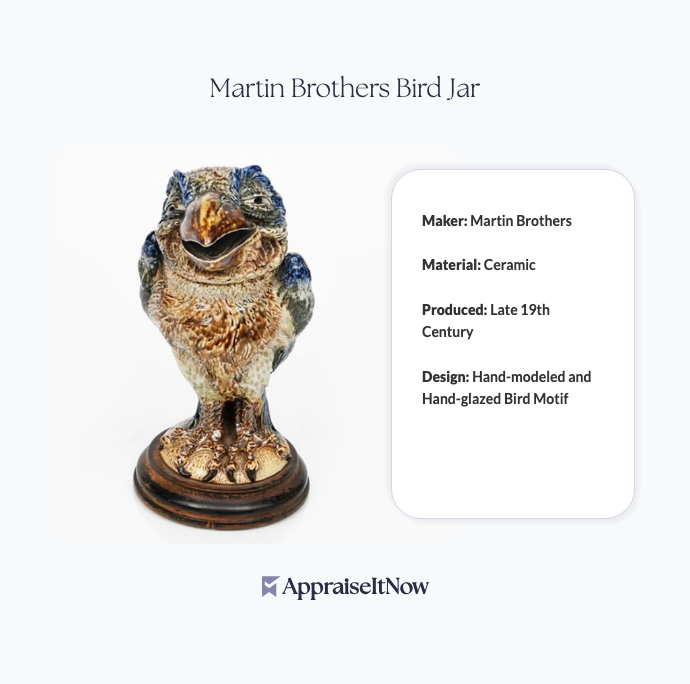 Facts of a Martin Brothers Bird Jar