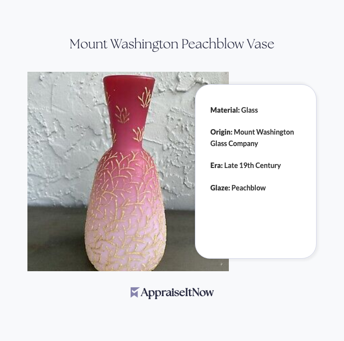 Facts of a Mount Washington Peachblow Vase