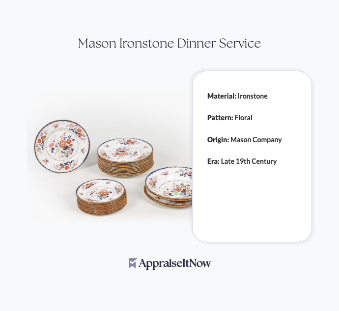 Facts of a Mason Ironstone Dinner Service