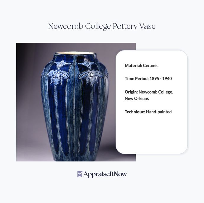Facts of a Newcomb College Pottery Vase