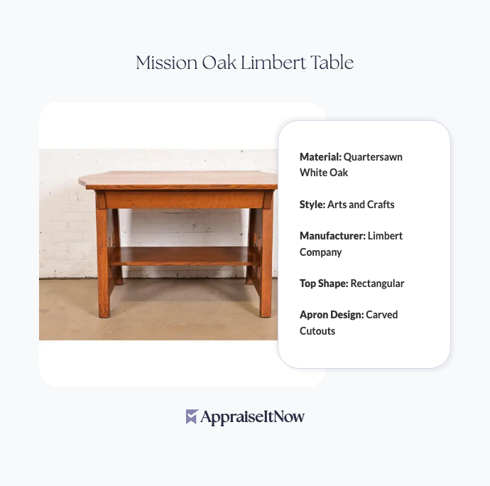 Mission Oak Limbert Table