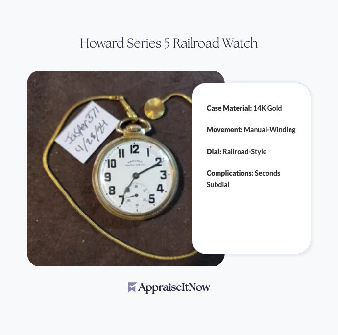 Facts of a Howard Series 5 Railroad Watch