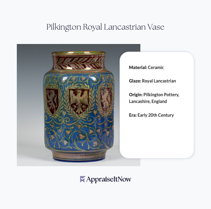 Facts of a Pilkington Royal Lancastrian Vase