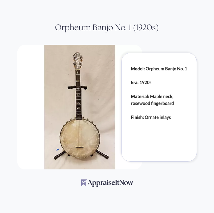 Facts of an Orpheum Banjo No. 1 (1920s)