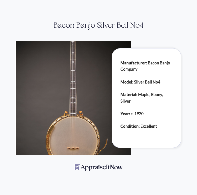 Facts of a Bacon Banjo Silver Bell No4