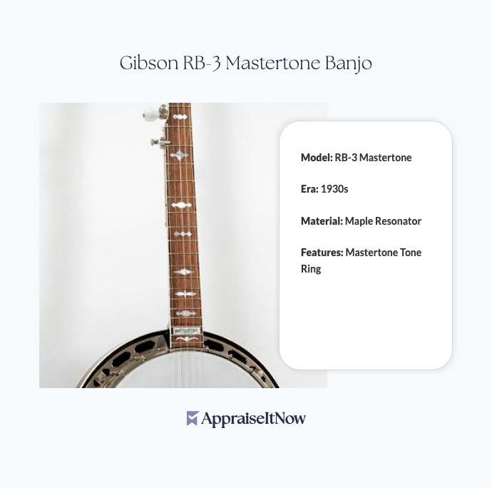 Facts of a Gibson RB-3 Mastertone Banjo