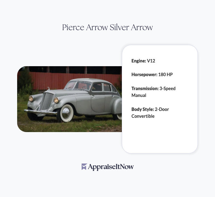 Facts of a Pierce Arrow Silver Arrow