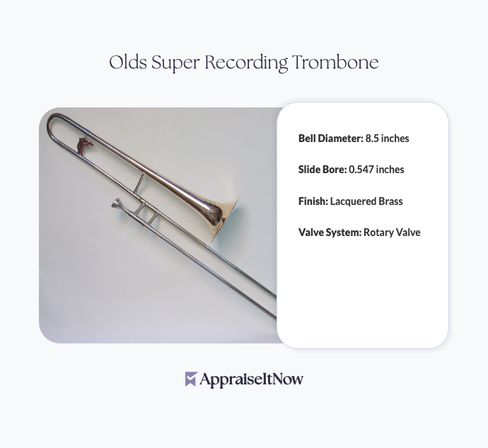 Facts of an Olds Super Recording Trombone