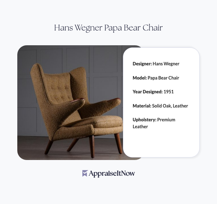 Facts of a Hans Wegner Papa Bear Chair