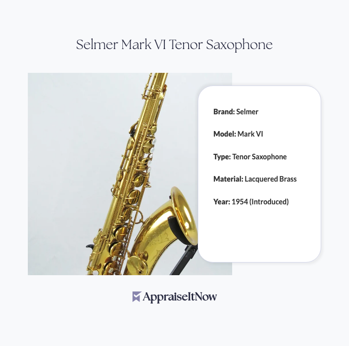 Facts of a Selmer Mark VI Tenor Saxophone