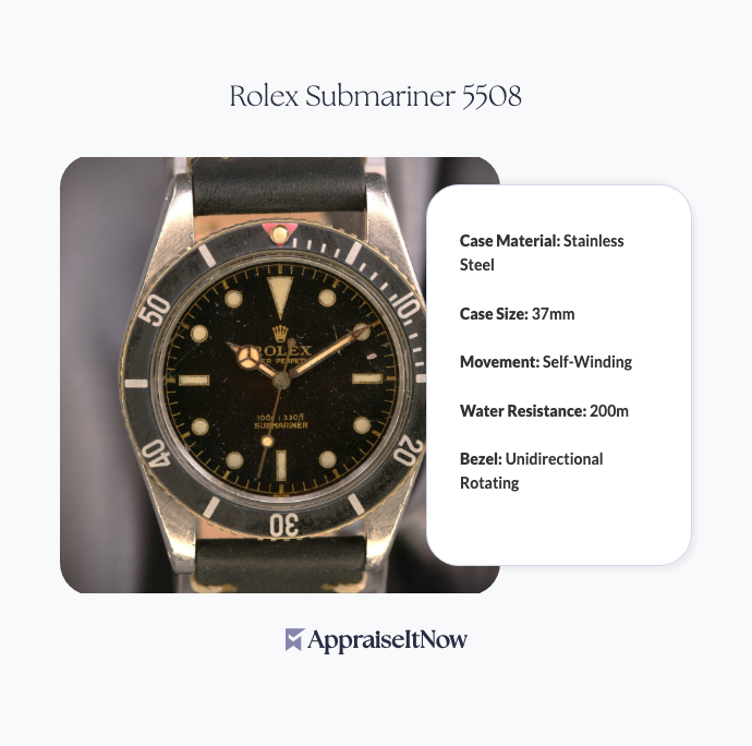 Facts of a Rolex Submariner 5508