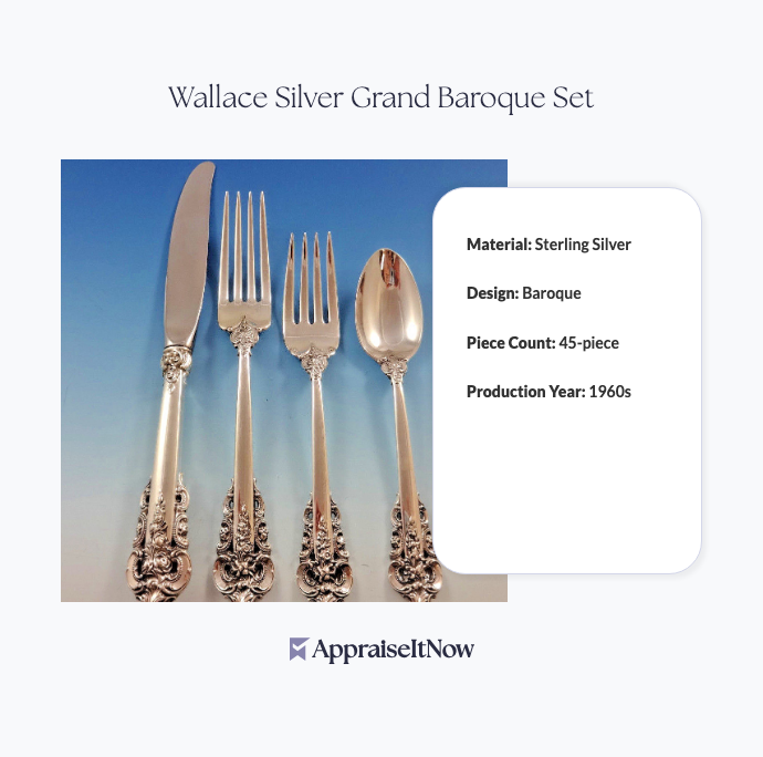 Wallace Silver Grand Baroque Set