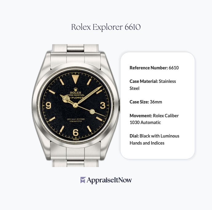Facts of a Rolex Explorer 6610