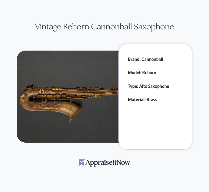 Facts of a Vintage Reborn Cannonball Saxophone