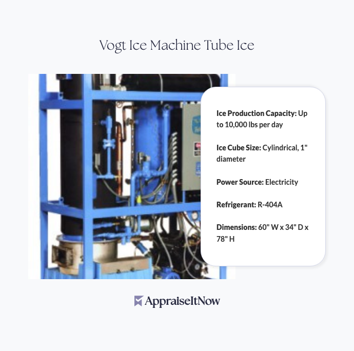 Facts of a Vogt Ice Machine Tube Ice