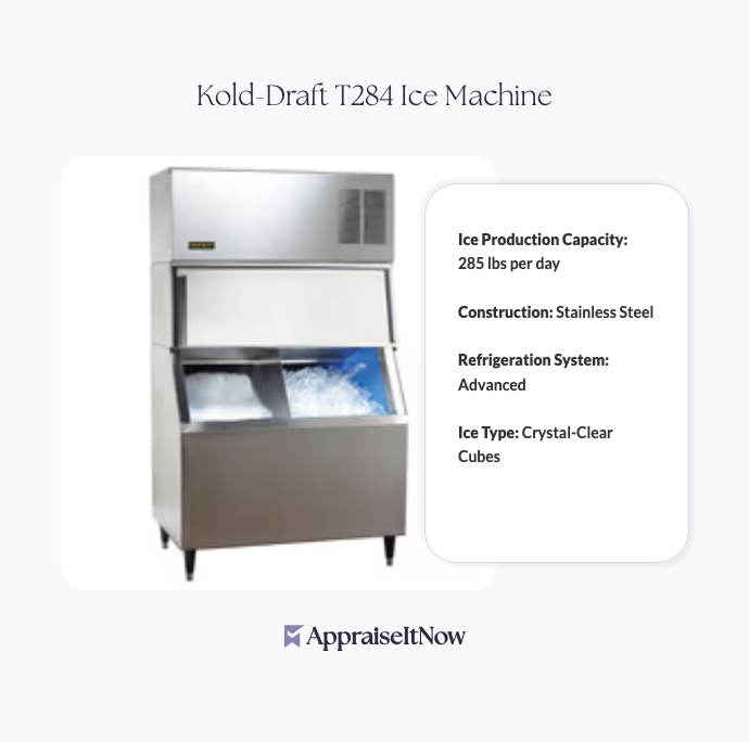 Facts of a Kold-Draft T284 Ice Machine