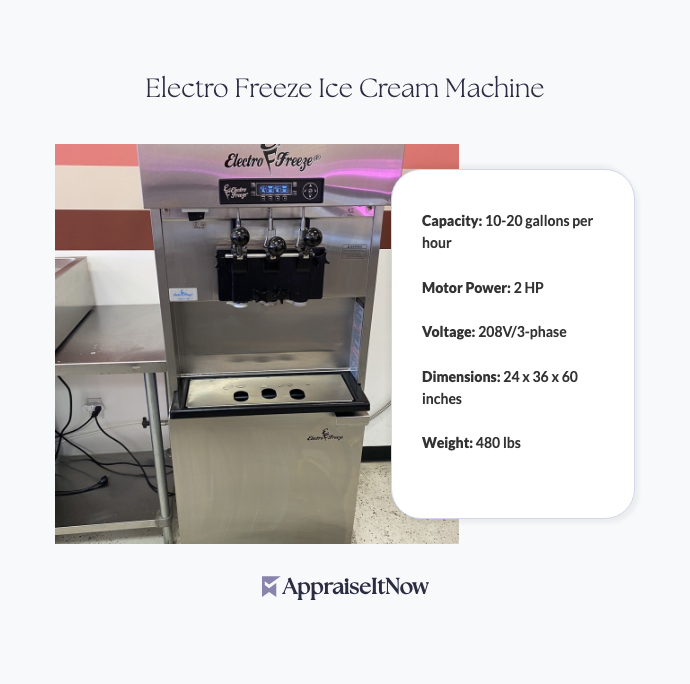 Facts of an Electro Freeze Ice Cream Machine