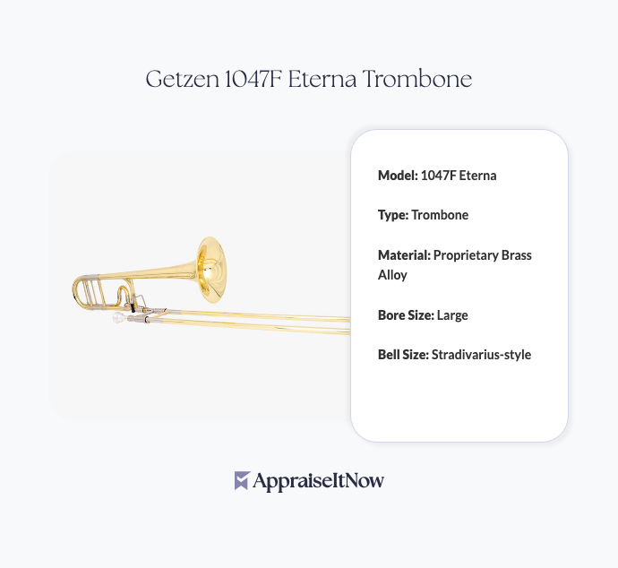 Facts of a Getzen 1047F Eterna Trombone