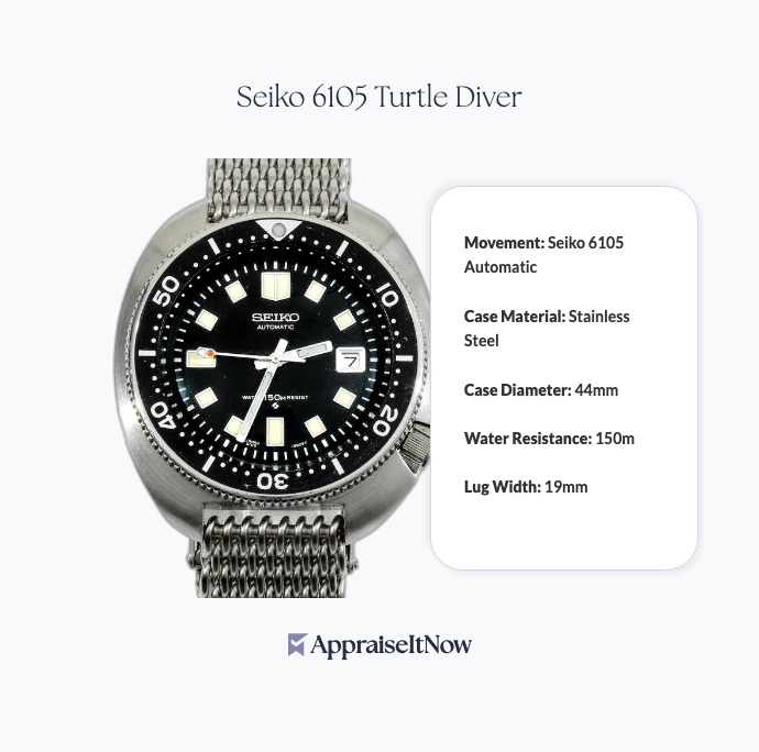 Facts of a Seiko 6105 Turtle Diver