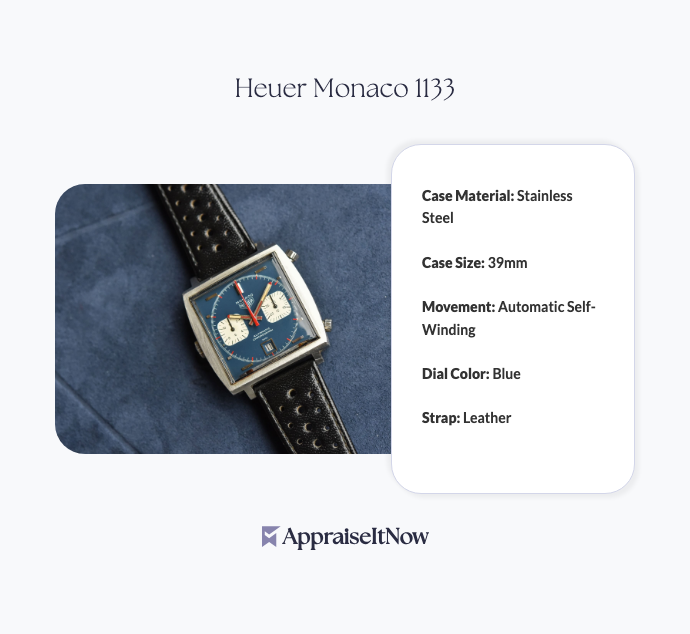 Facts of a Heuer Monaco 1133