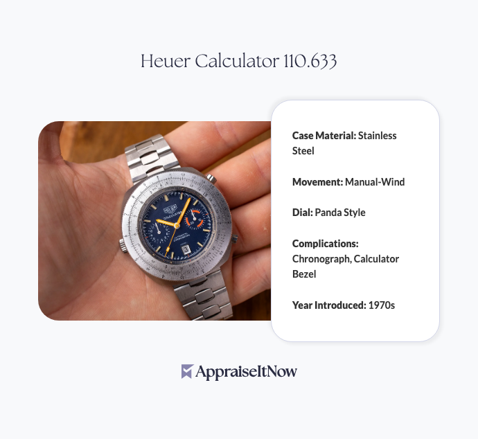 Facts of a Heuer Calculator 110.633