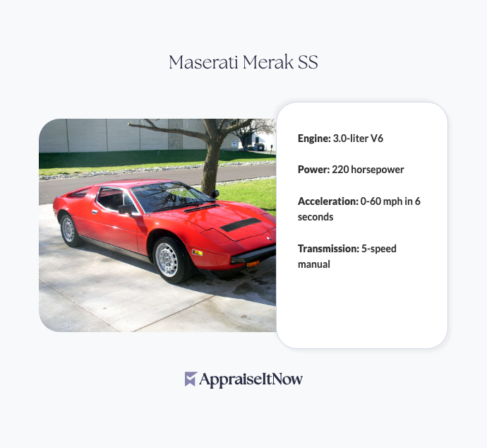 Facts of a Maserati Merak SS