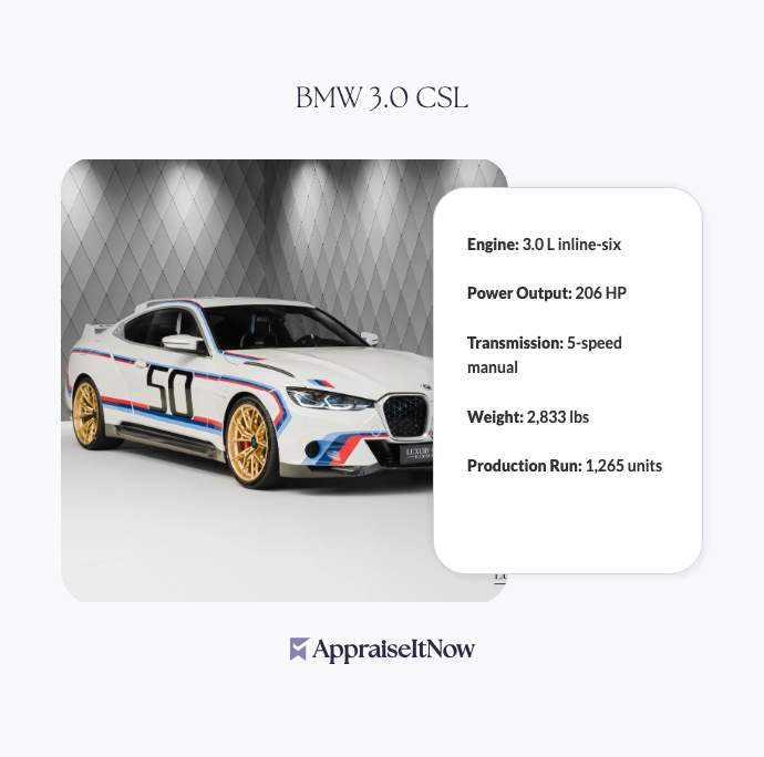 Facts of a BMW 3.0 CSL