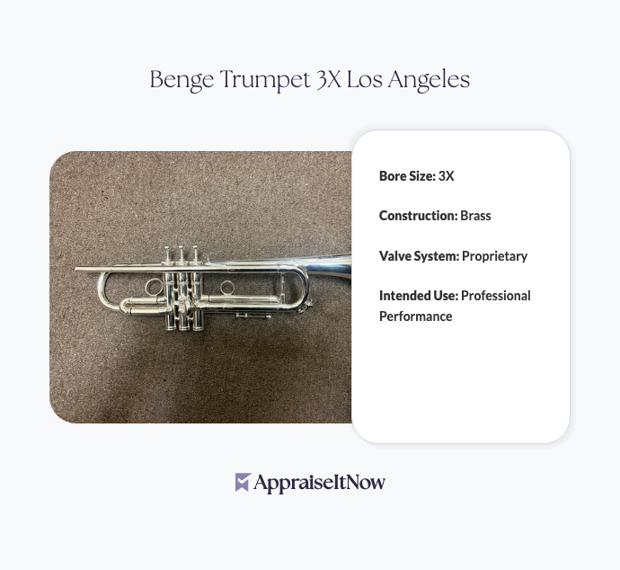 Facts of a Benge Trumpet 3X Los Angeles