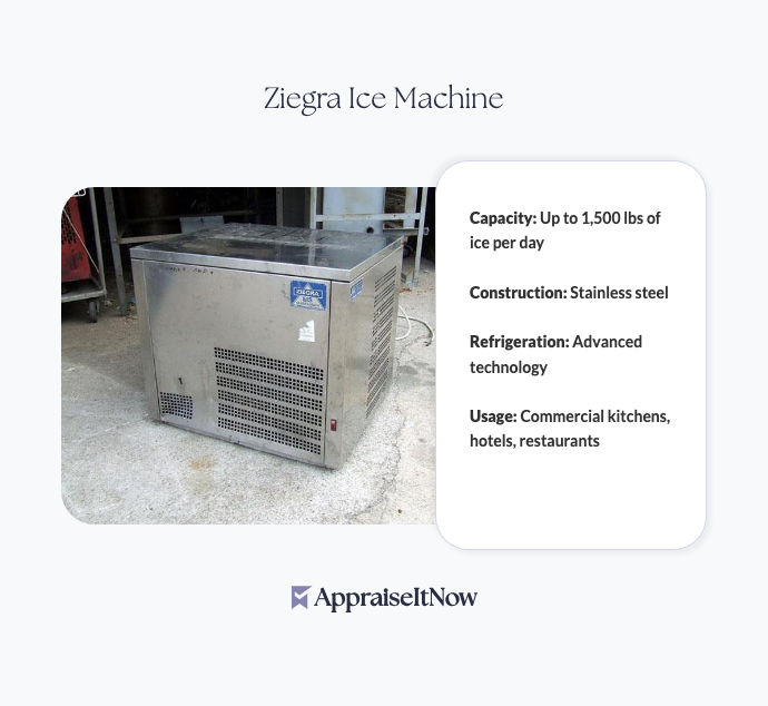Facts of a Ziegra Ice Machine